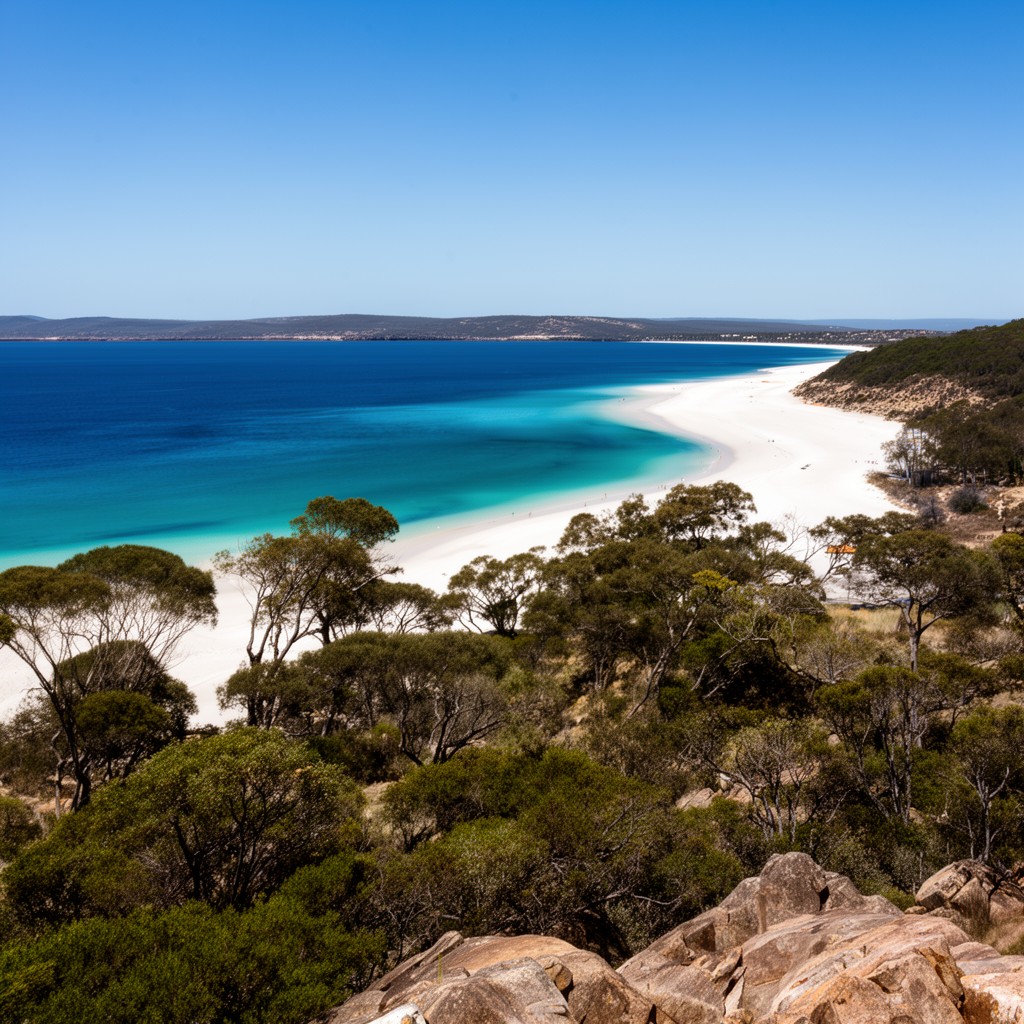 AI-generated illustration of Jervis Bay