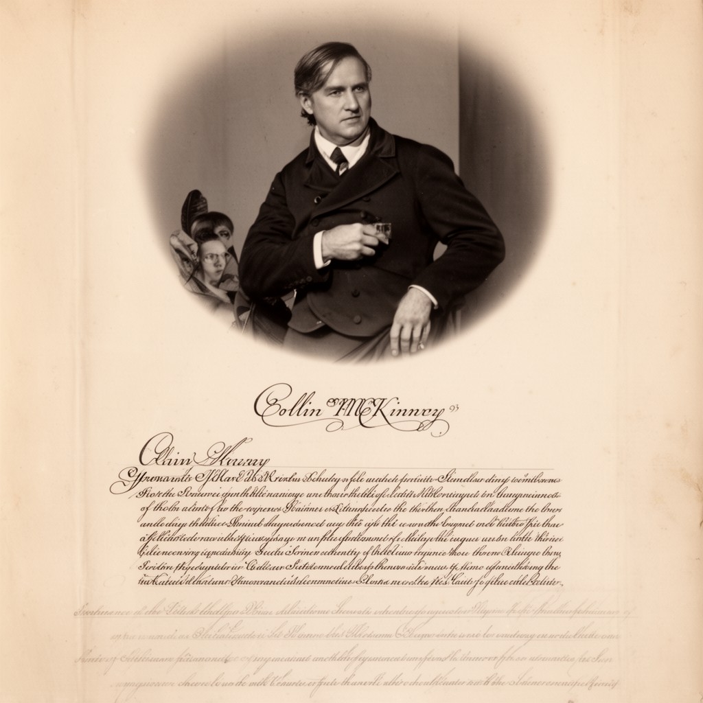 AI-generated illustration of Collin McKinney