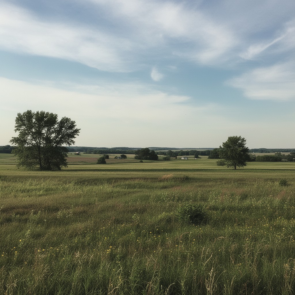 AI-generated illustration of Clay County, Iowa
