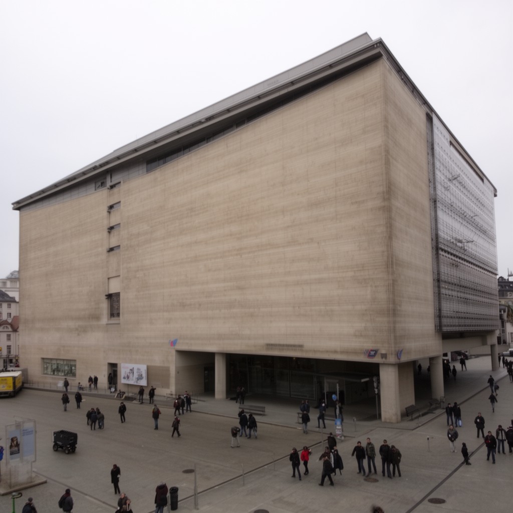 AI-generated illustration of Schirn Kunsthalle Frankfurt