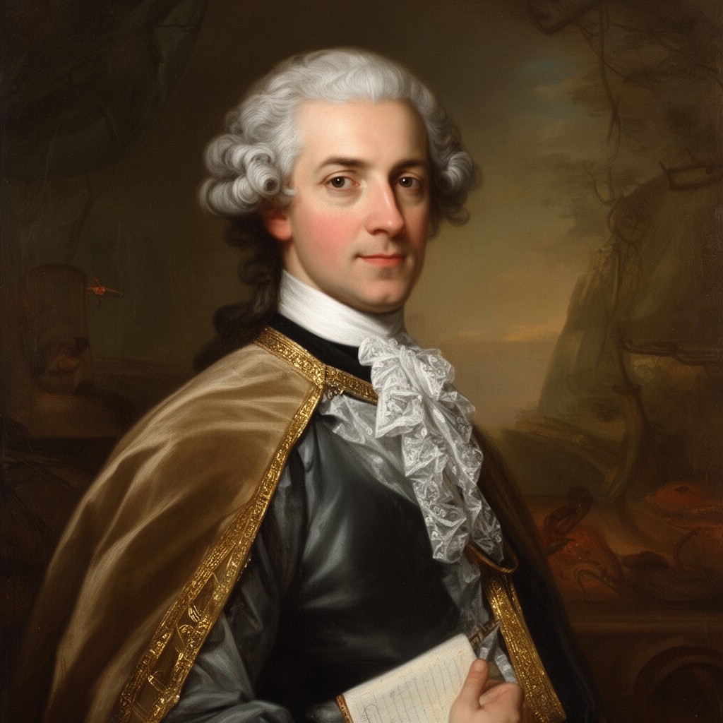 AI-generated illustration of Sir Samuel Garth