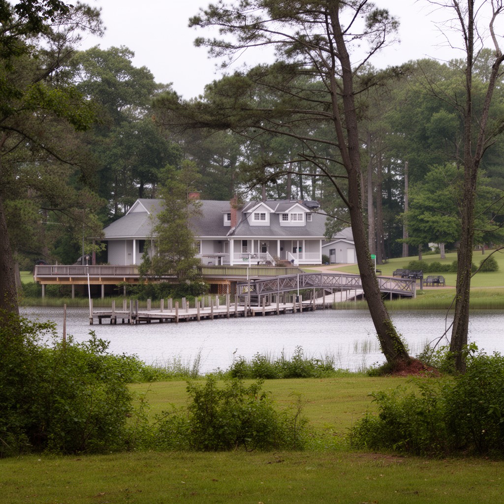 AI-generated illustration of Smallwood State Park