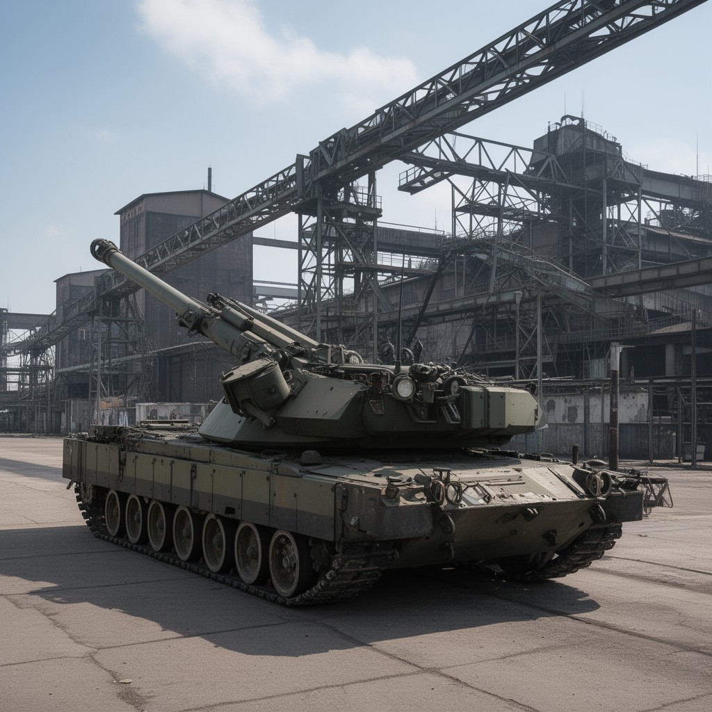 AI-generated illustration of Huta Stalowa Wola
