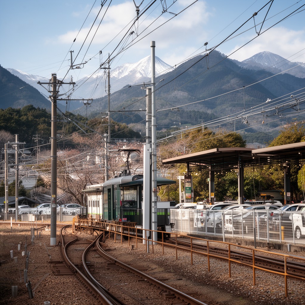 AI-generated illustration of Nankai Koya Line