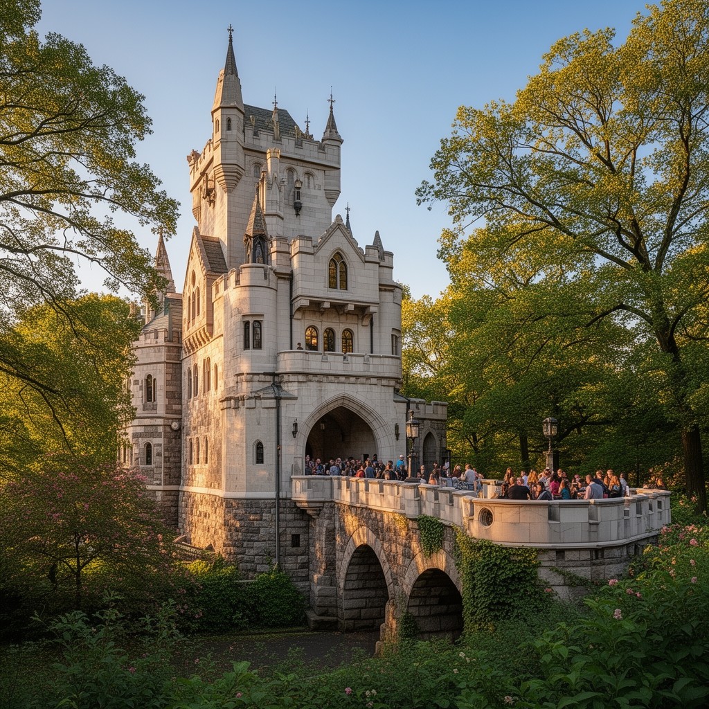 AI-generated illustration of Belvedere Castle