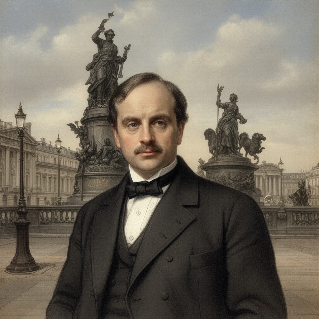 AI-generated illustration of Gustave Crauck