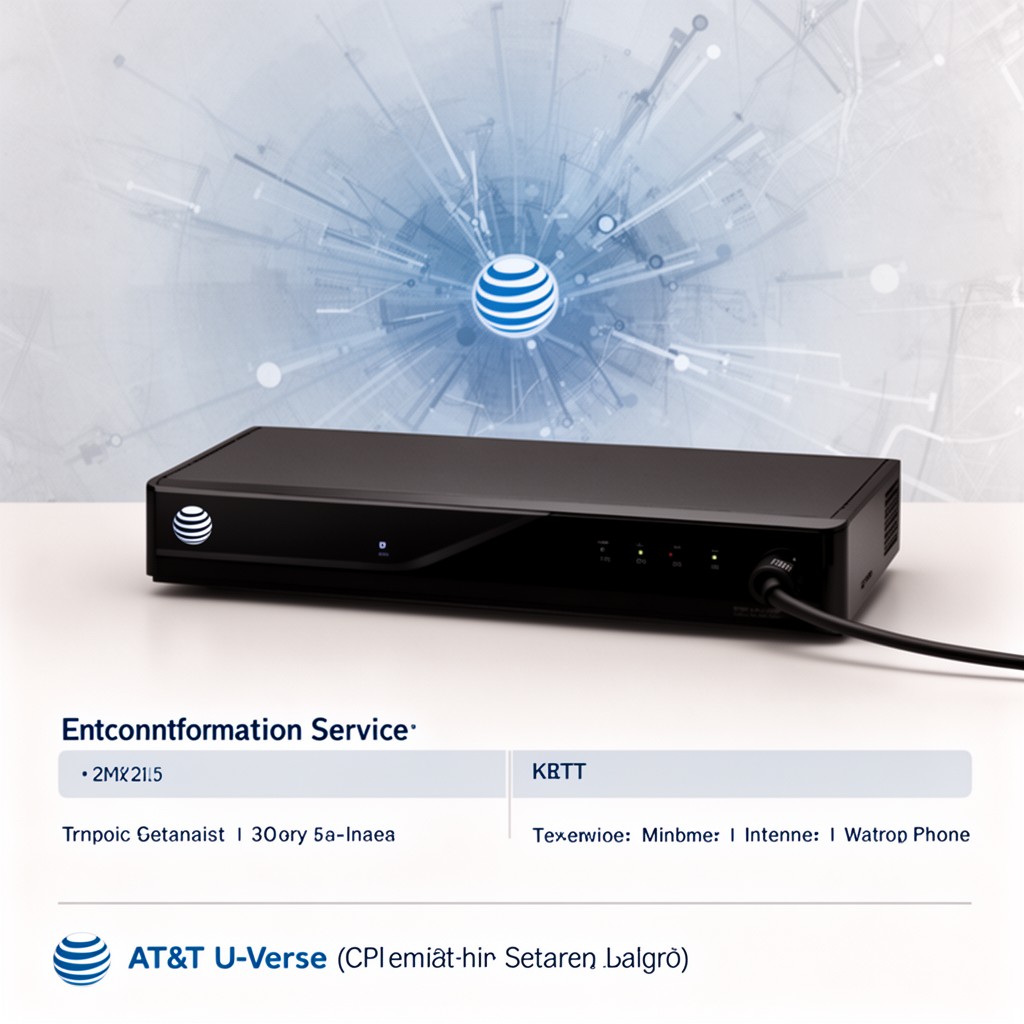 AI-generated illustration of AT&T U-verse