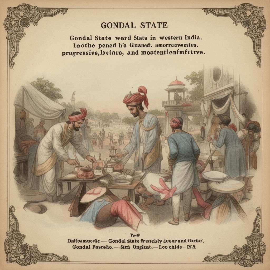 AI-generated illustration of Gondal State