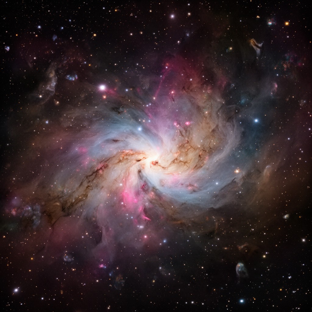 AI-generated illustration of Orion Nebula