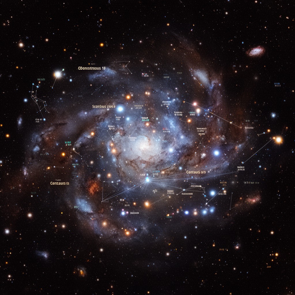 AI-generated illustration of Scorpius–Centaurus OB association