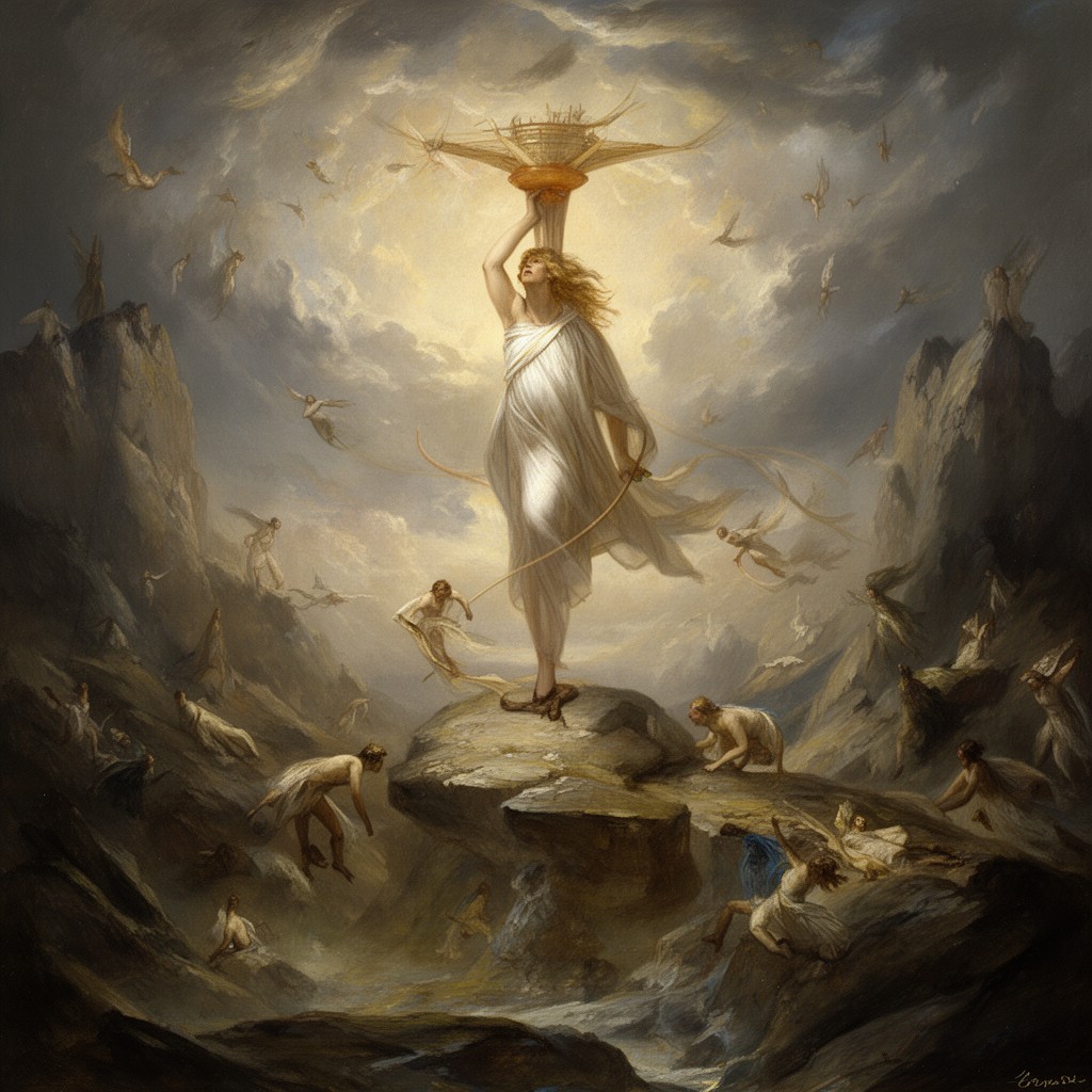 AI-generated illustration of Prometheus Unbound