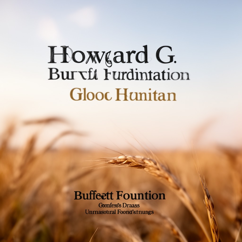 AI-generated illustration of Howard G. Buffett Foundation