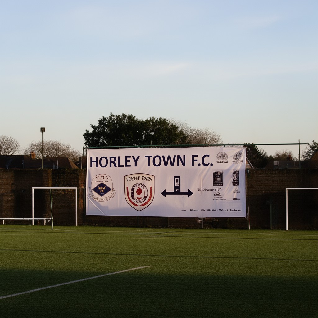 AI-generated illustration of Horley Town F.C.
