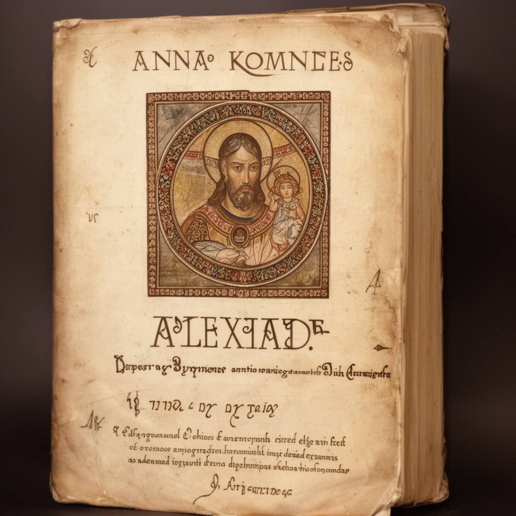 AI-generated illustration of Anna Komnene's Alexiad