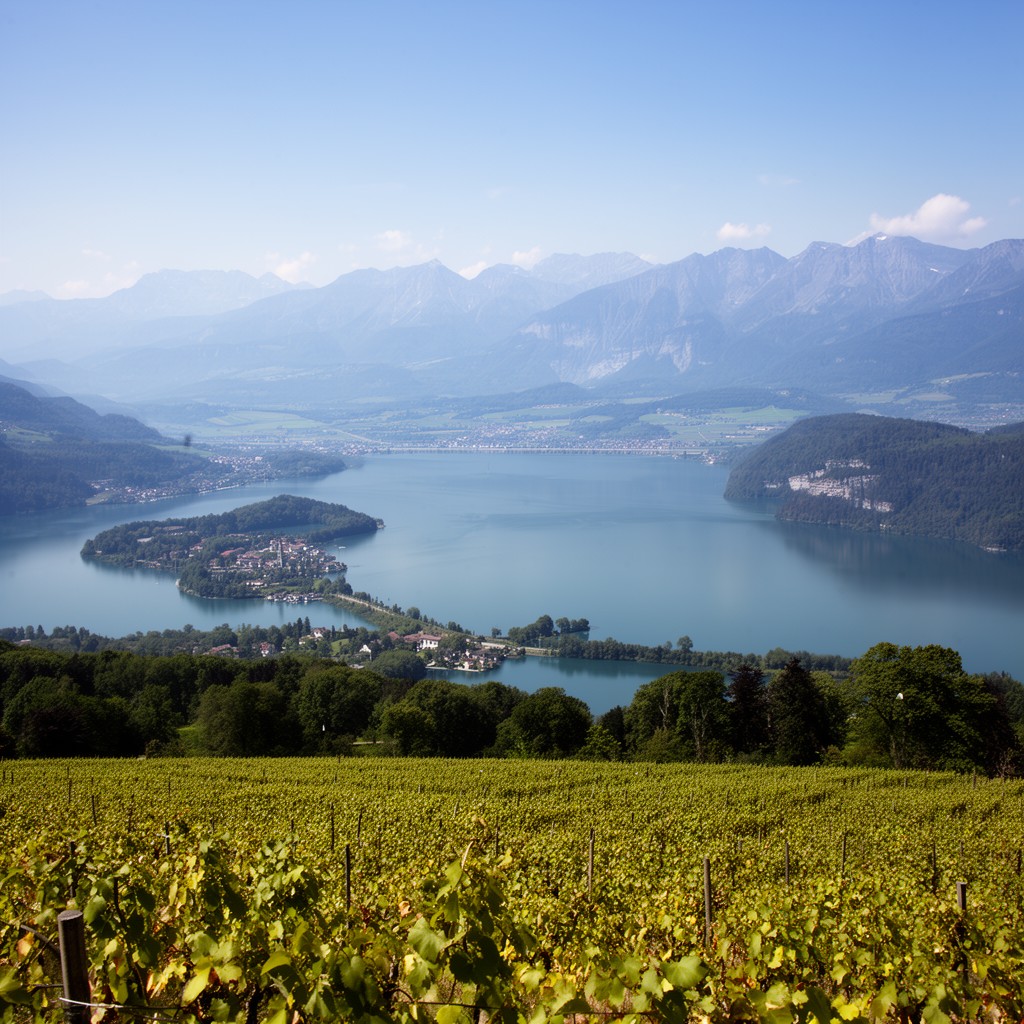 AI-generated illustration of Lake of Biel