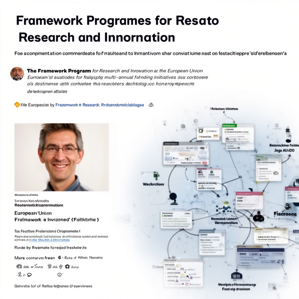 AI-generated illustration of Framework Programmes for Research and Innovation