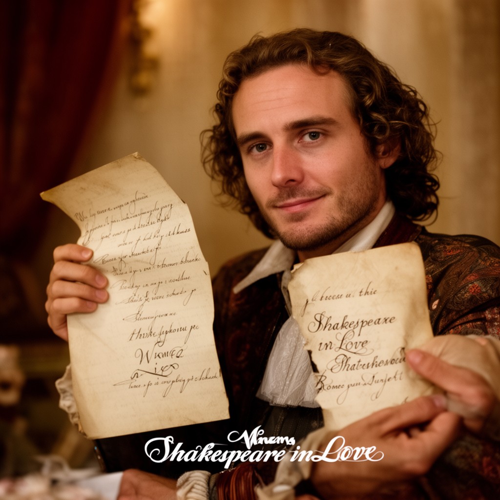AI-generated illustration of Shakespeare in Love