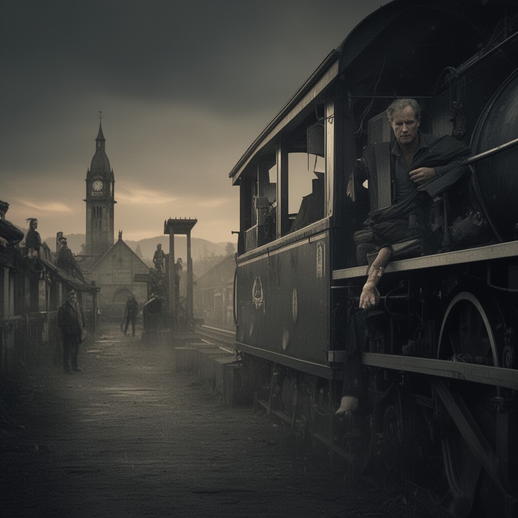 AI-generated illustration of The Railway Man