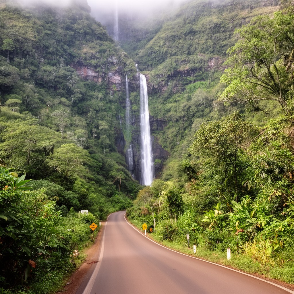 AI-generated illustration of Hana, Maui