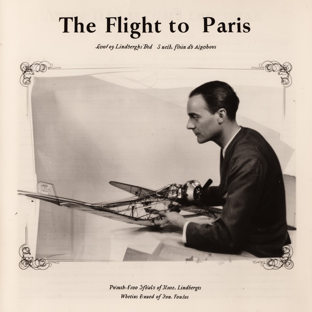 AI-generated illustration of “The Flight to Paris”