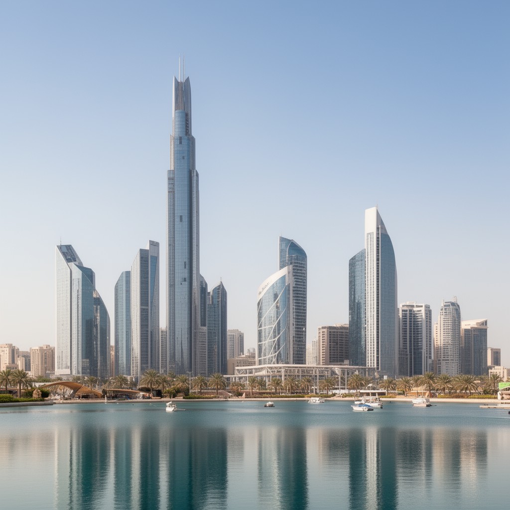 AI-generated illustration of Abu Dhabi