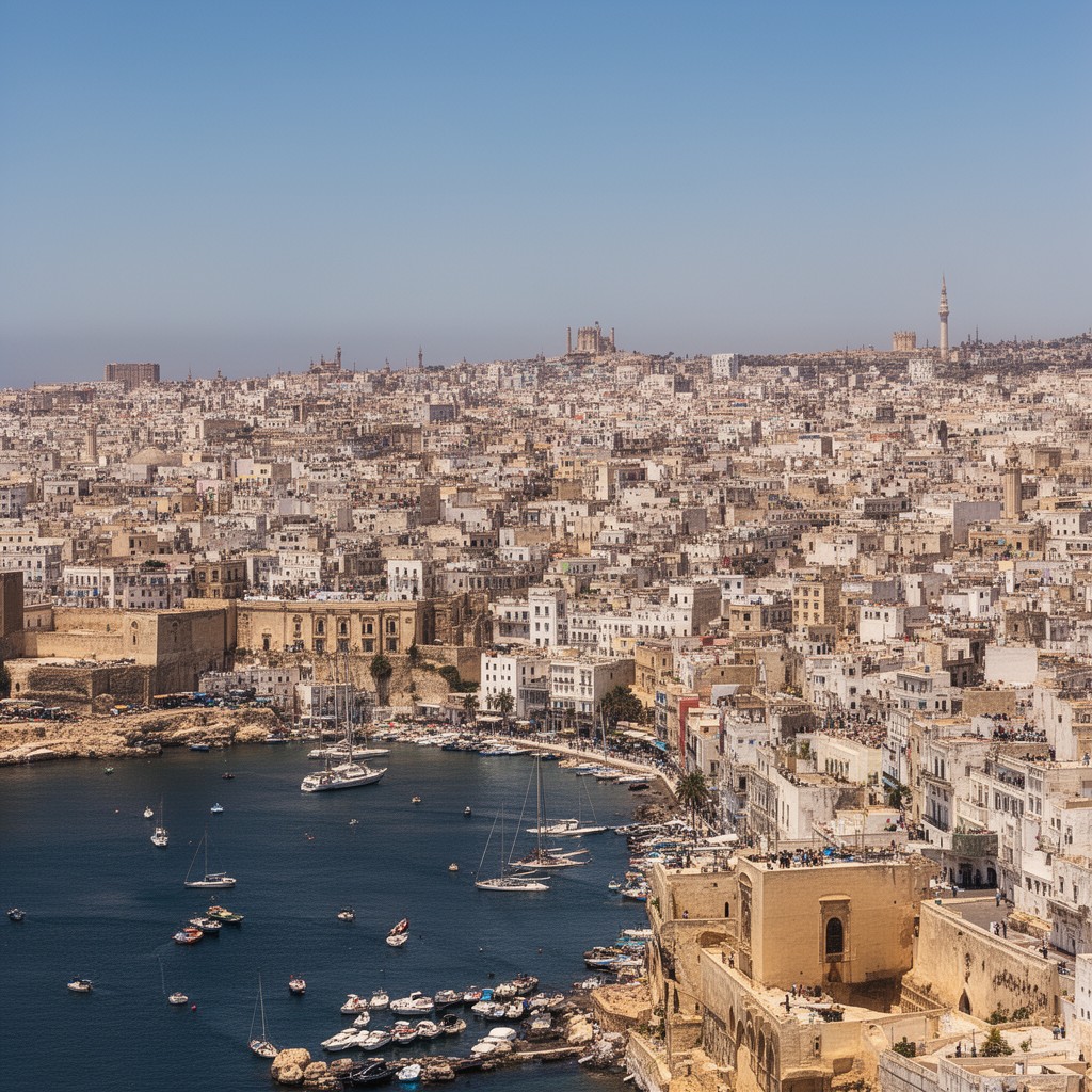 AI-generated illustration of Algiers