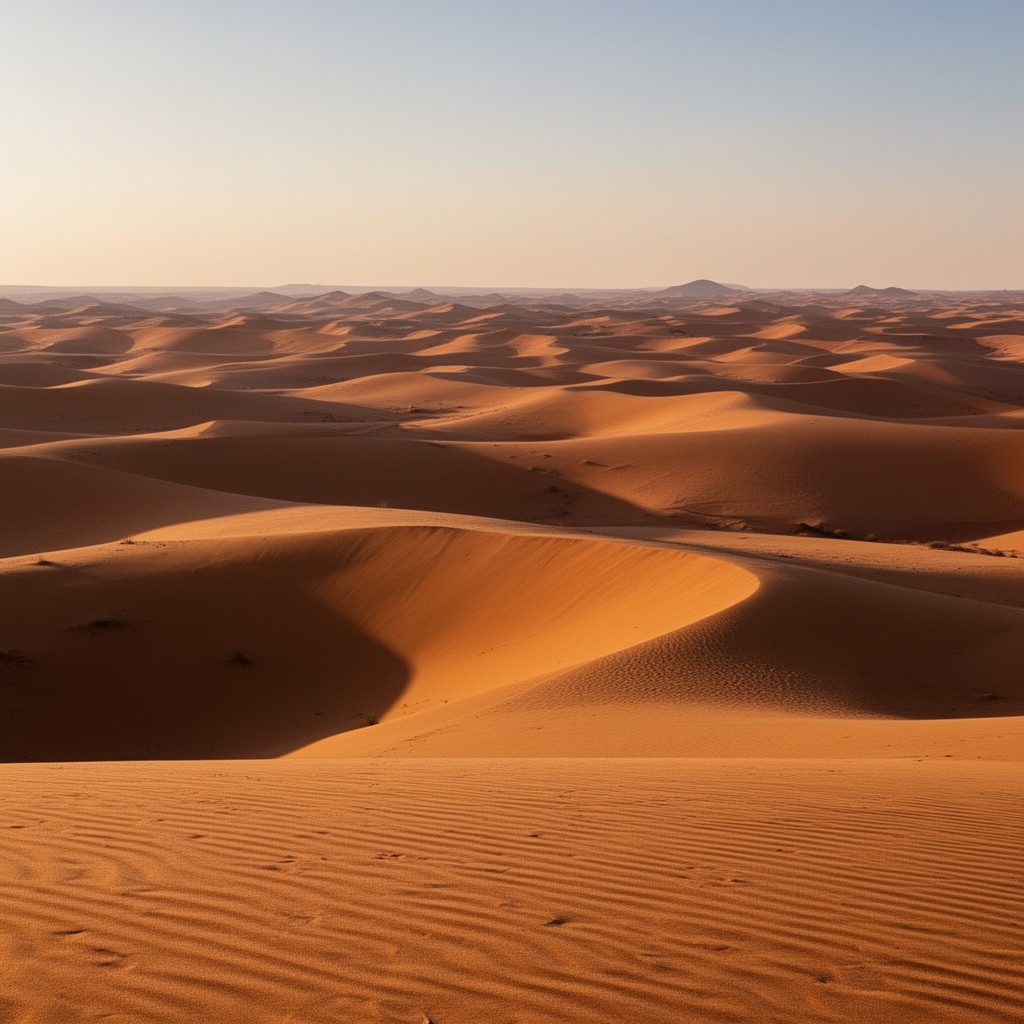AI-generated illustration of Sahara Desert