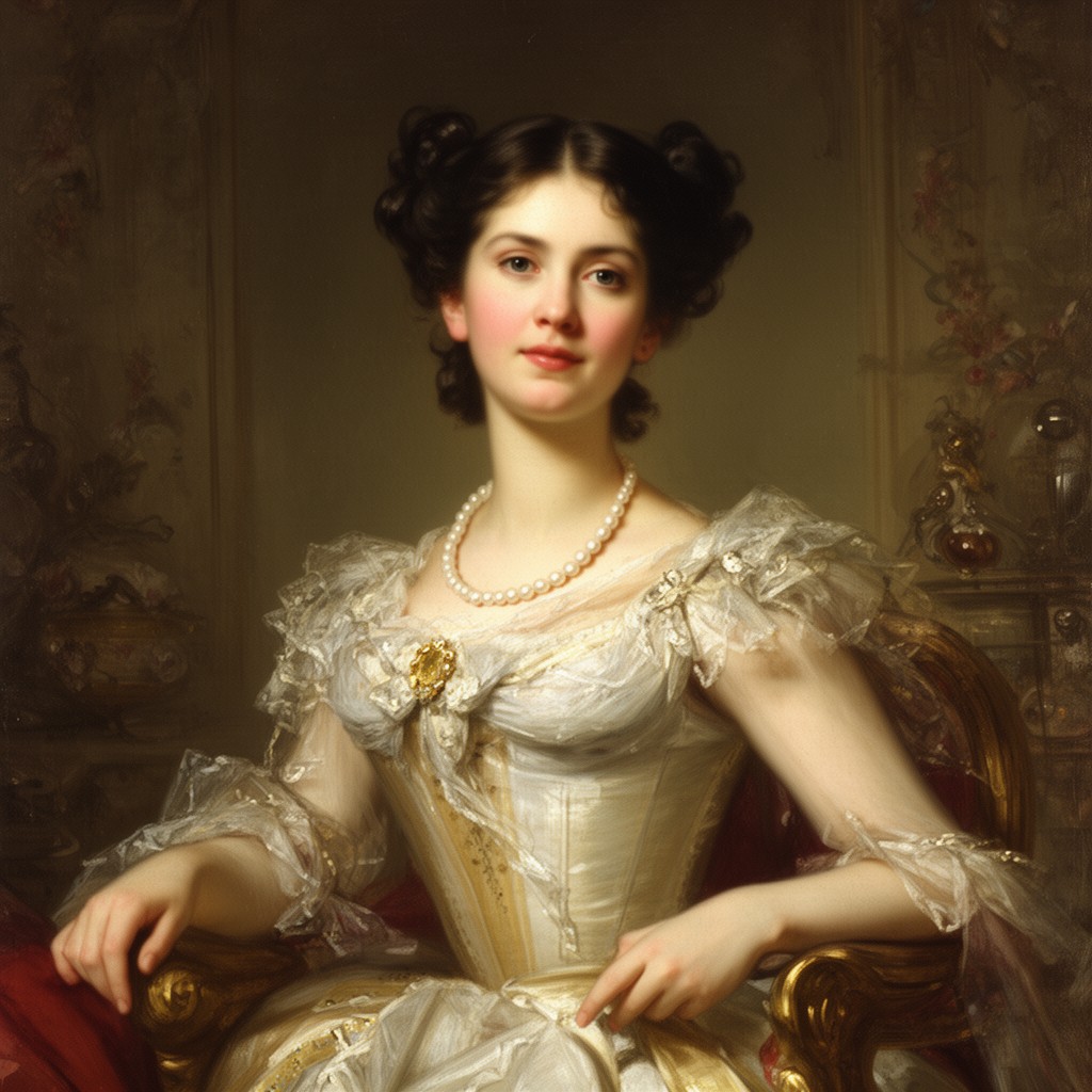 AI-generated illustration of Marie Louise, Duchess of Parma