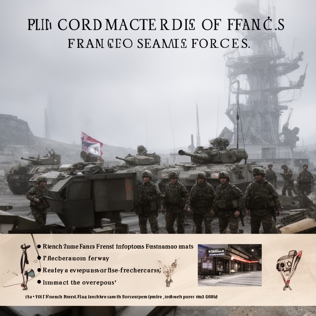 AI-generated illustration of French Armed Forces