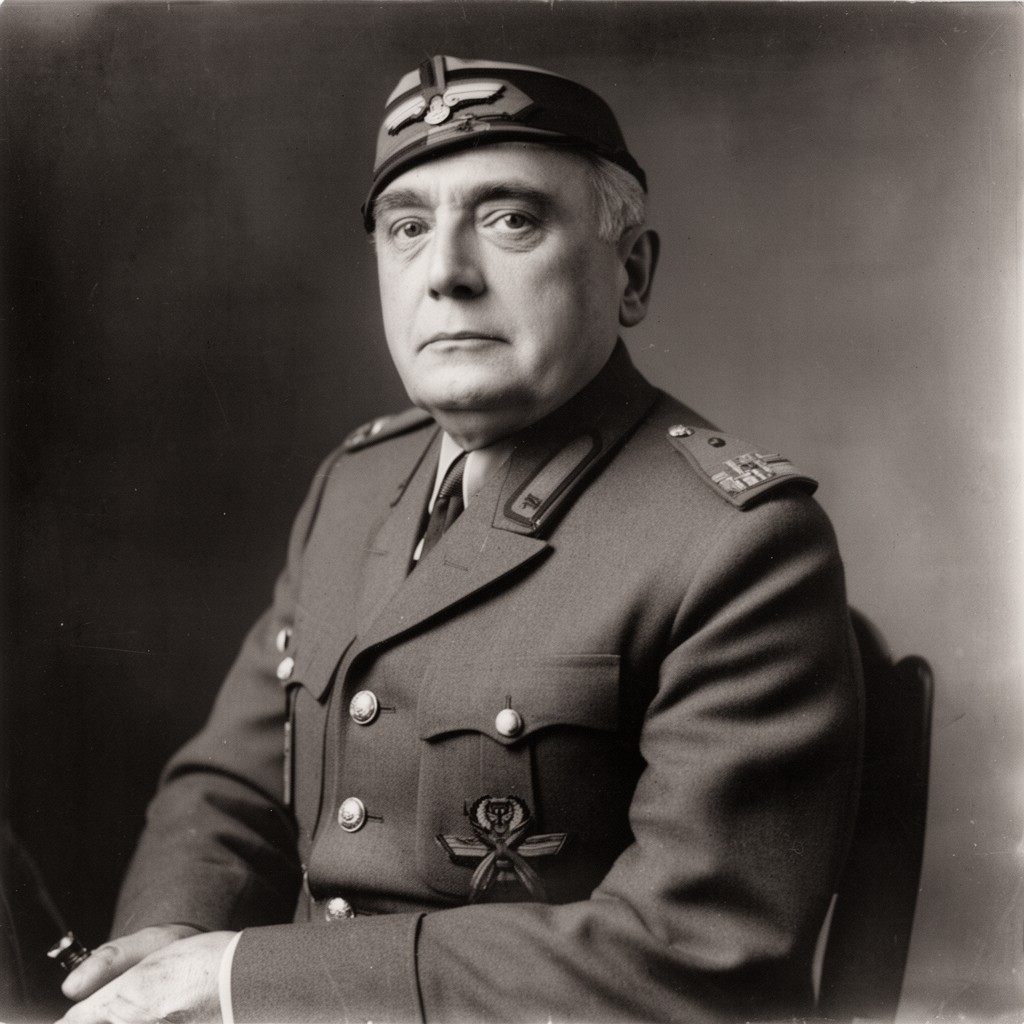 AI-generated illustration of Philippe Pétain