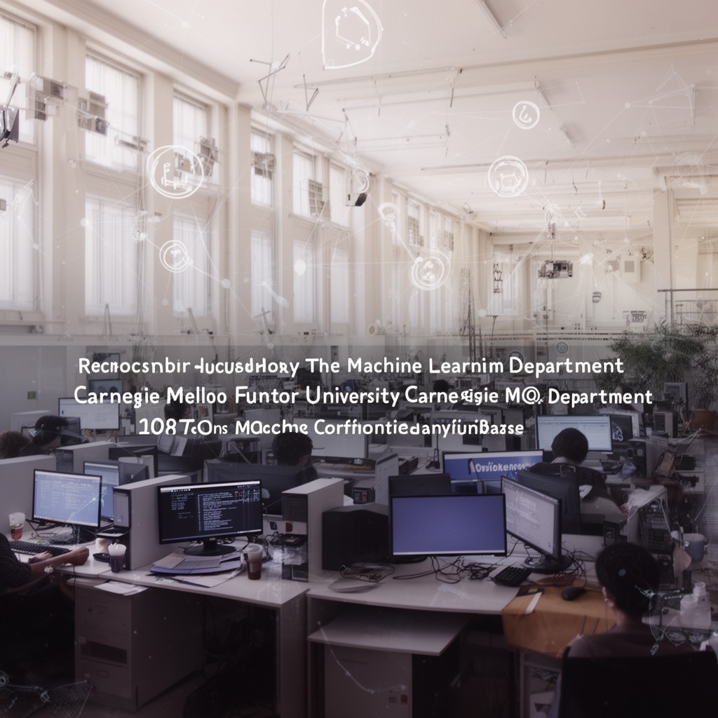 AI-generated illustration of Machine Learning Department, Carnegie Mellon University