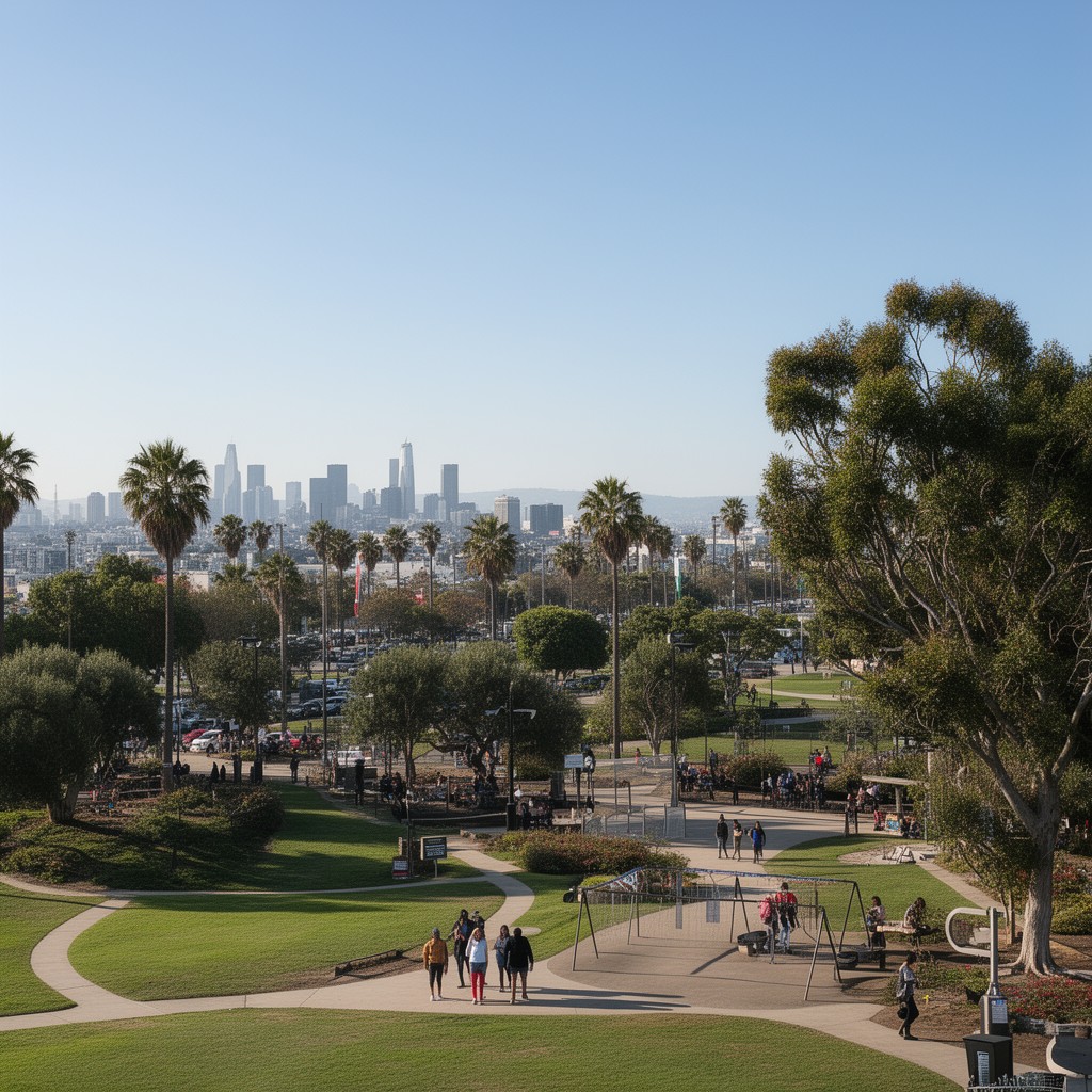 AI-generated illustration of Los Angeles Department of Parks and Recreation