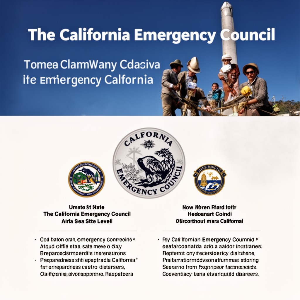 AI-generated illustration of California Emergency Council