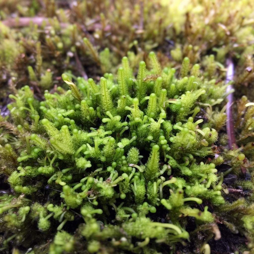 AI-generated illustration of Marchantiophyta