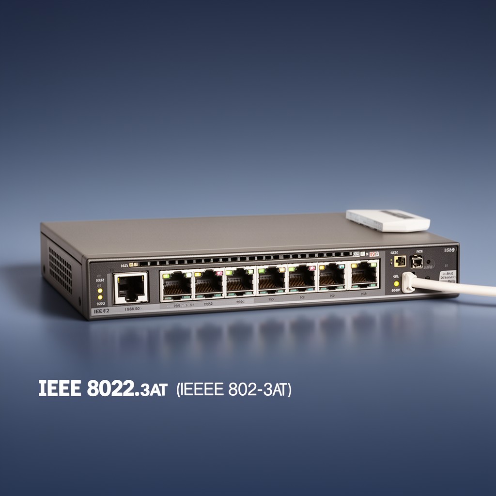 AI-generated illustration of IEEE 802.3at