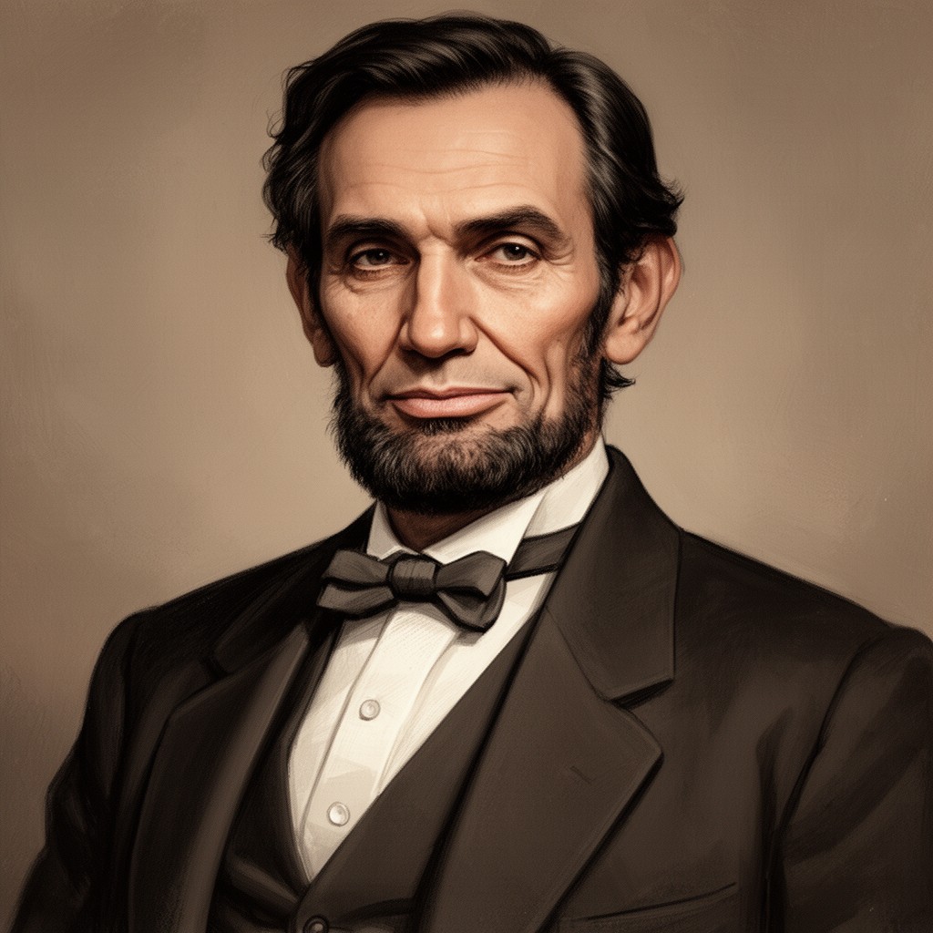 AI-generated illustration of Honest Abe
