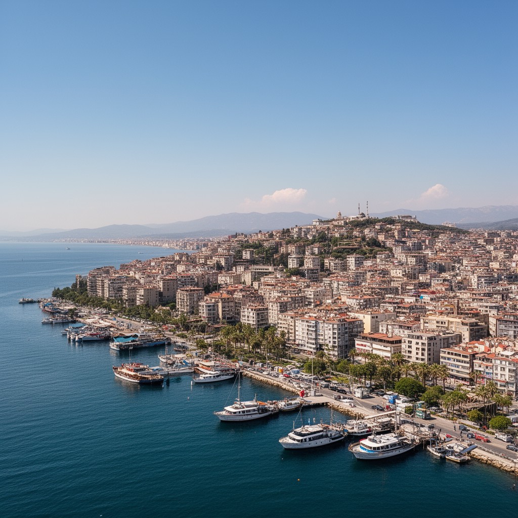 AI-generated illustration of Izmir