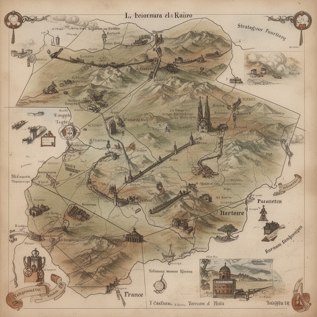 AI-generated illustration of eastern France