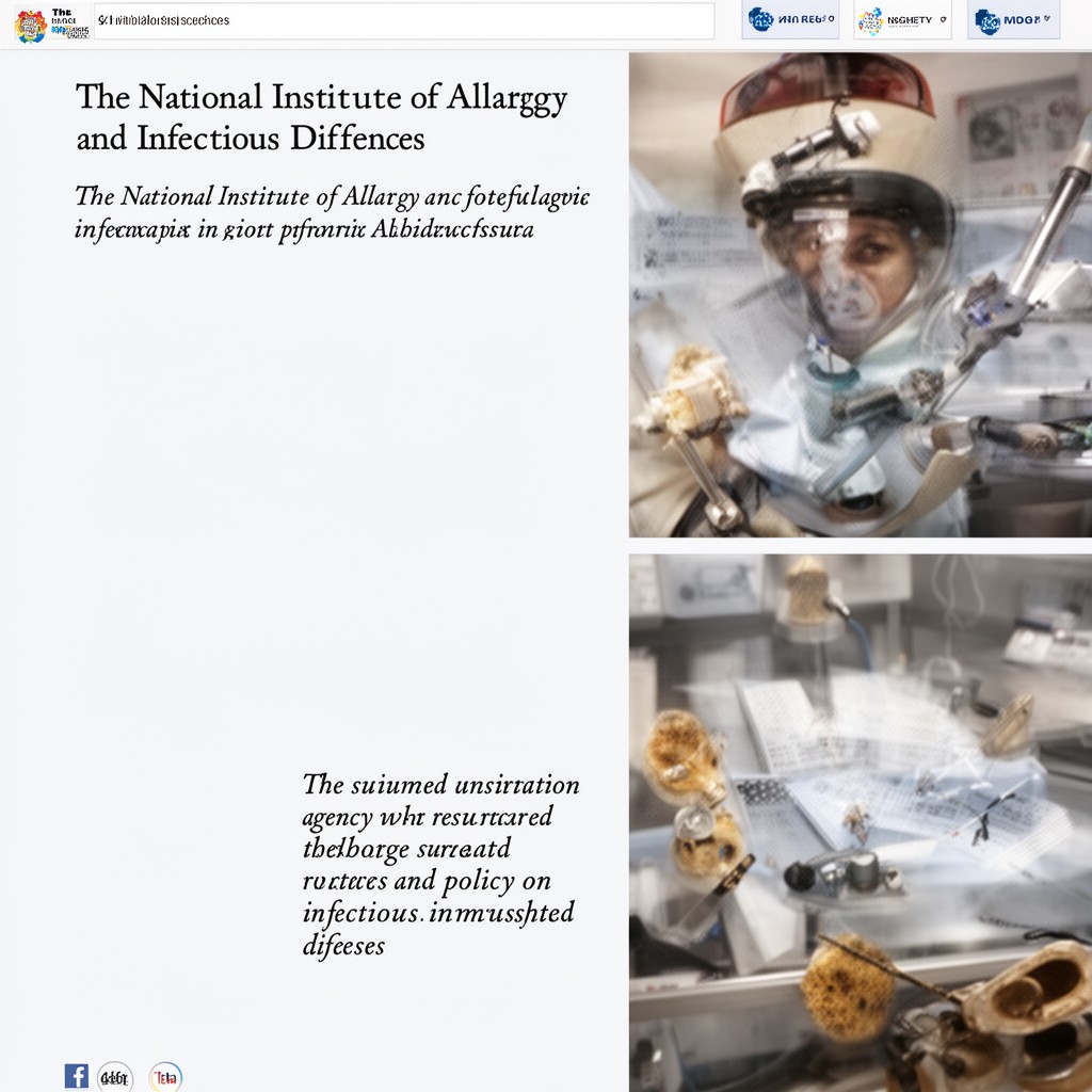 AI-generated illustration of National Institute of Allergy and Infectious Diseases