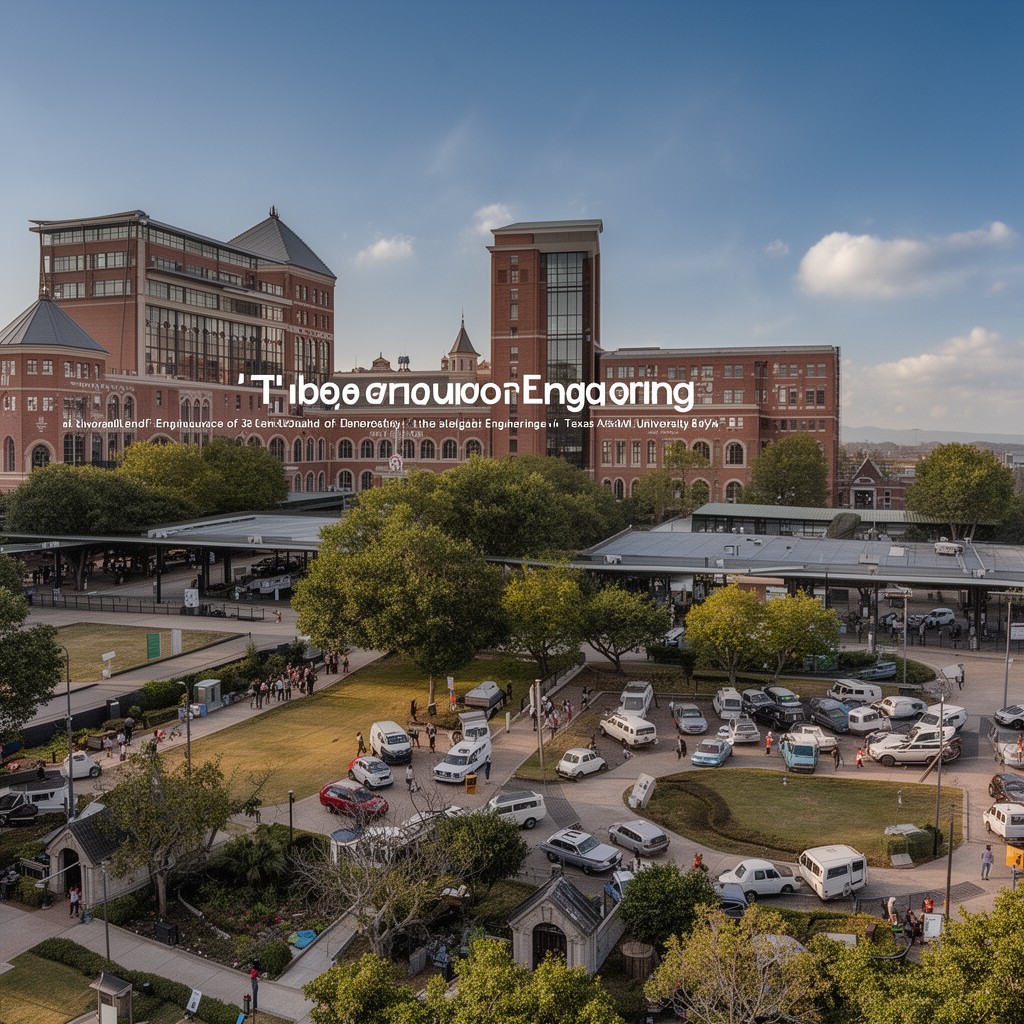AI-generated illustration of College of Engineering