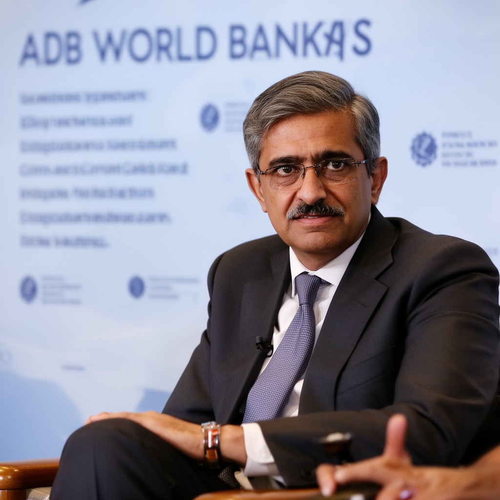 AI-generated illustration of Ajay Banga