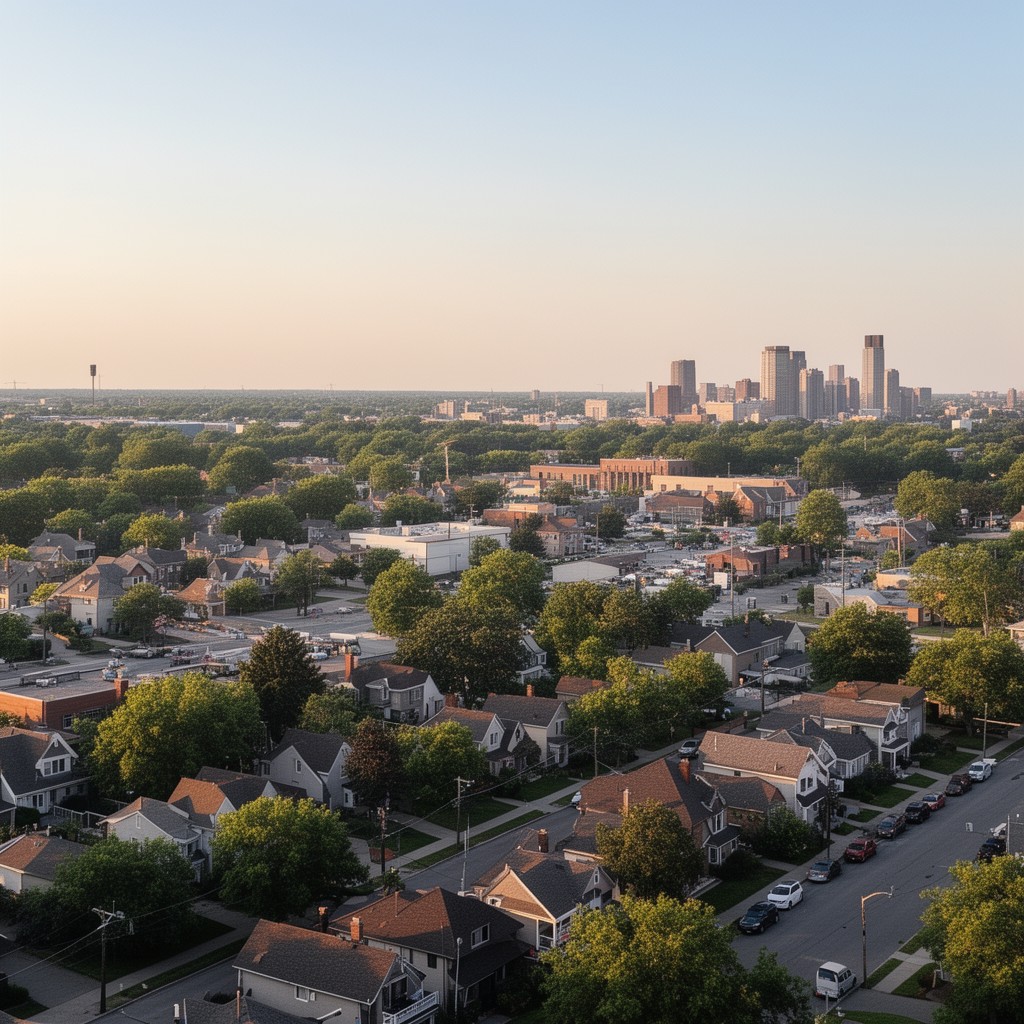 AI-generated illustration of Bloomingdale Township, DuPage County, Illinois