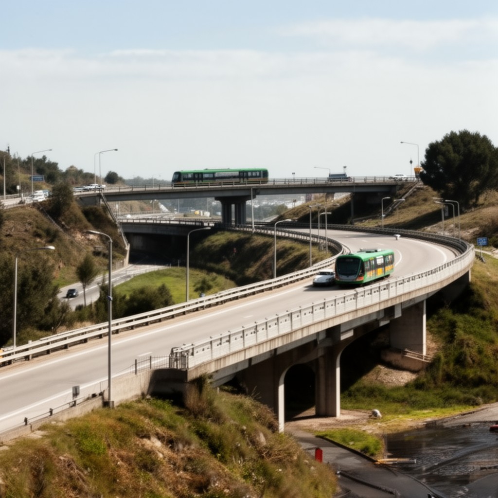 AI-generated illustration of Infraestruturas de Portugal