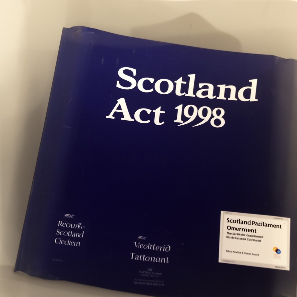 AI-generated illustration of Scotland Act 1998