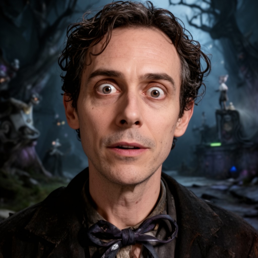 AI-generated illustration of Tim Burton