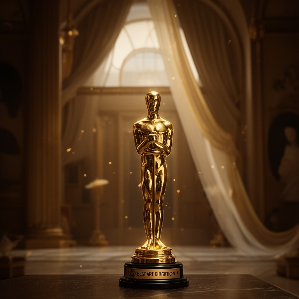 AI-generated illustration of Academy Award for Best Art Direction