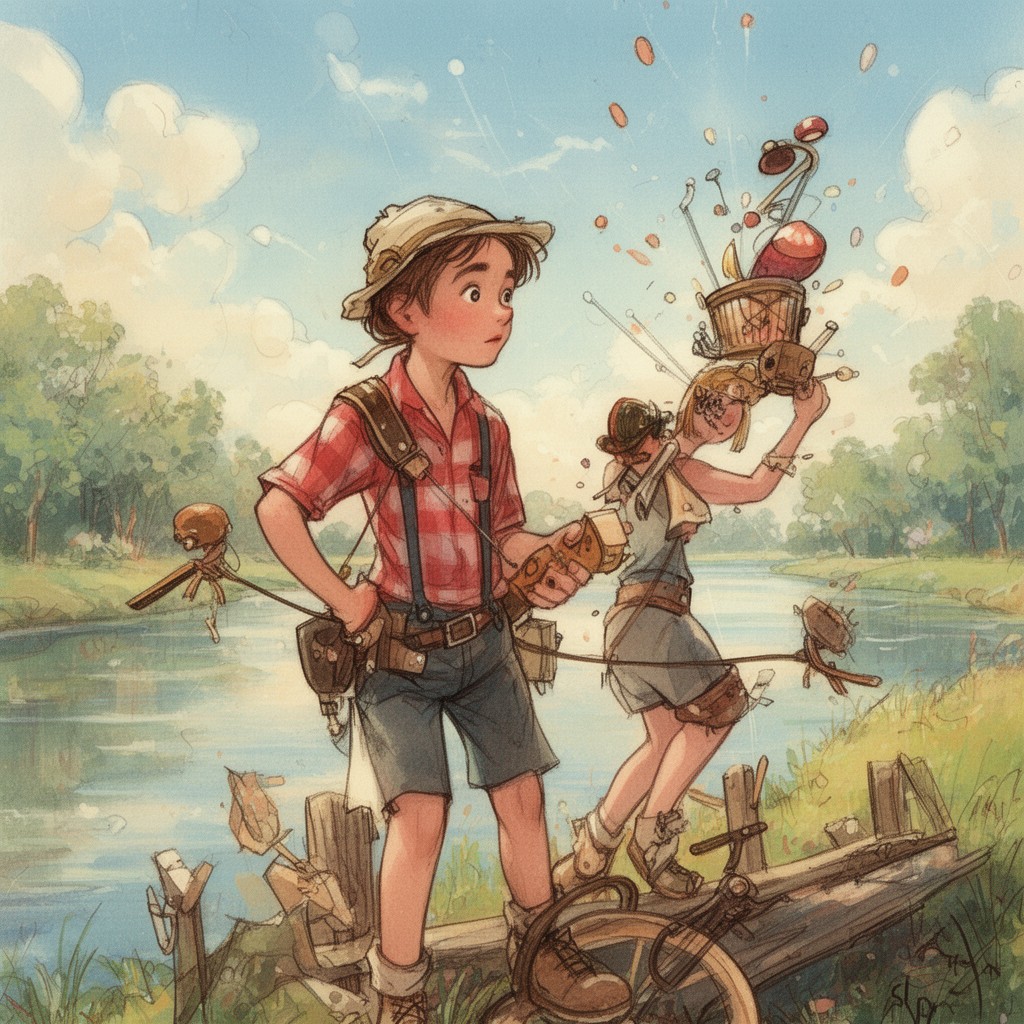 AI-generated illustration of Tom Sawyer