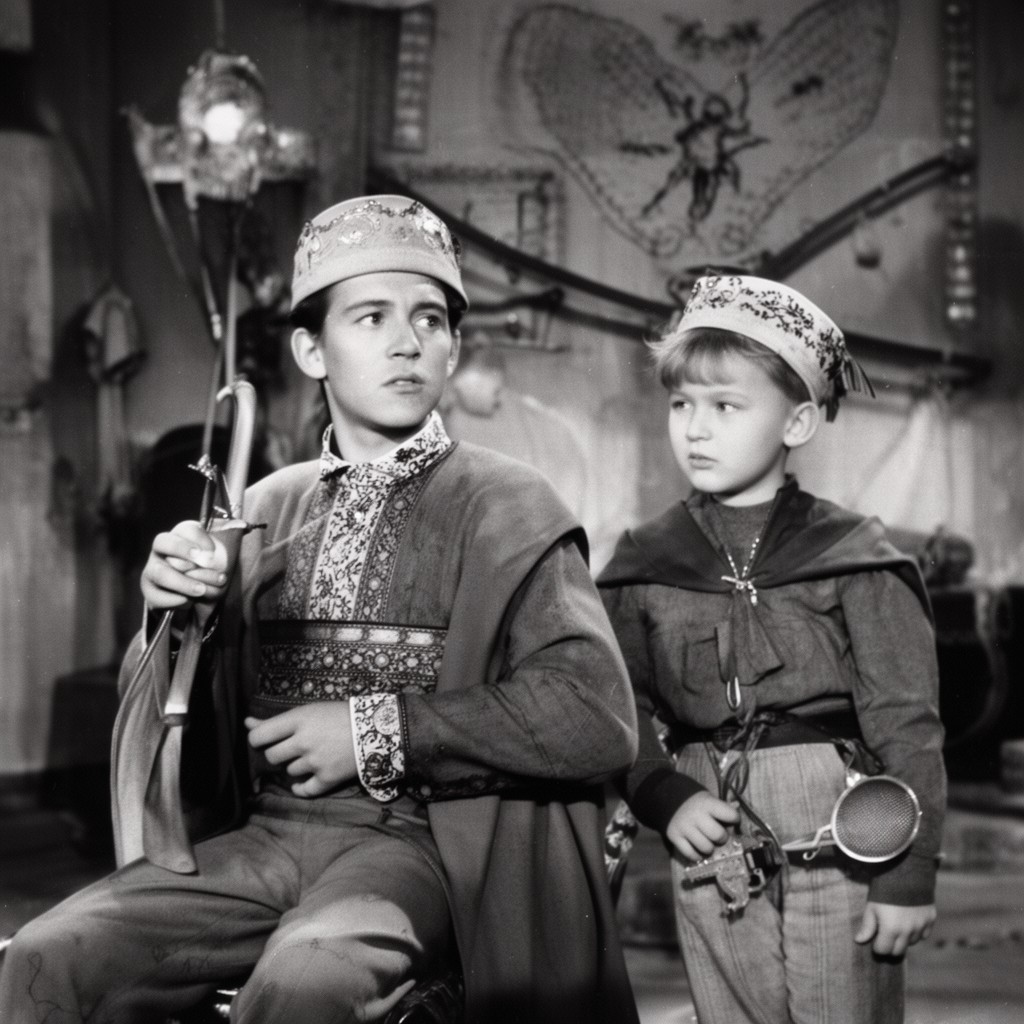 AI-generated illustration of 1937 film The Prince and the Pauper
