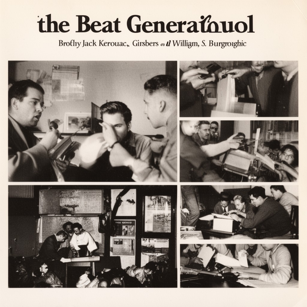 AI-generated illustration of Beat Generation