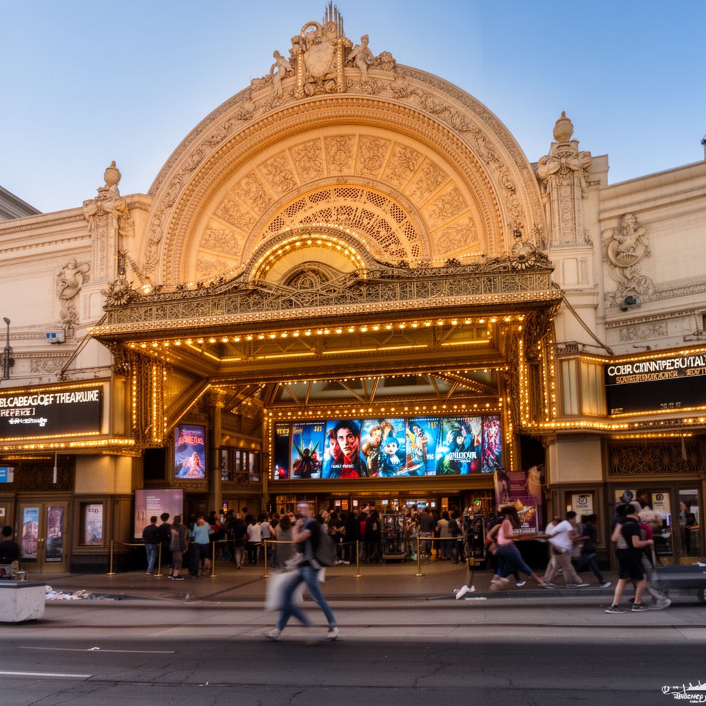 AI-generated illustration of El Capitan Theatre
